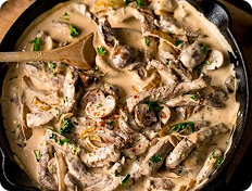Beef Stroganoff